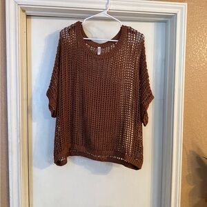 Brown Knit Sweater XL